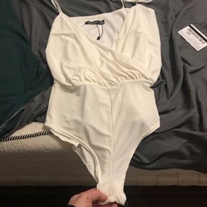 Cream bodysuit